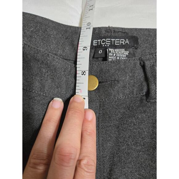 Etcetera size 0 women's grey dress pants - Picture 9 of 10